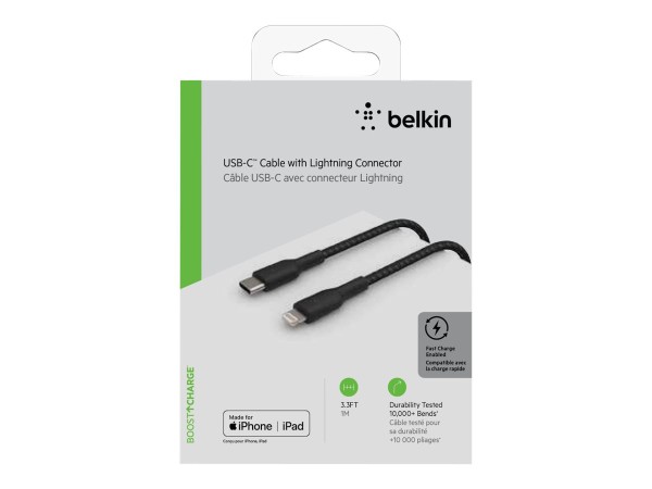BELKIN LIGHTNING/USB-C CABLE