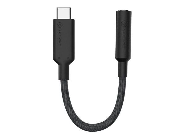 ALOGIC Adapter USB-C to 3.5mm Audio 10cm schwarz