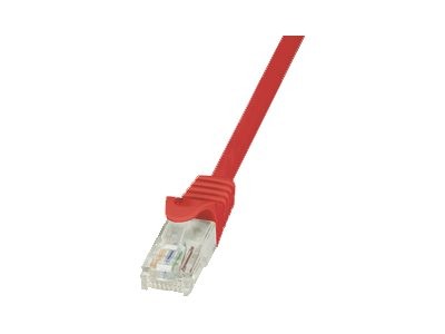 LOGILINK CAT6 U/UTP Patch Cable AWG24 rot 0.25m Econ Line