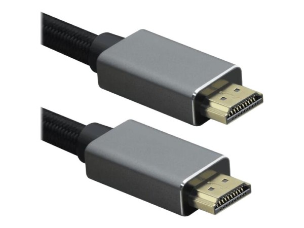 HERWECK Helos Anschlusskabel, HDMI Stecker/Stecker, PREMIUM 8K, 3,0m, schwarz HDMI 2.0 Stecker/Stec