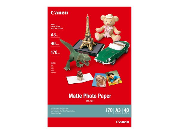 CANON Matte Photo Paper MP-101 A3 40Bl. 170g/m² matt