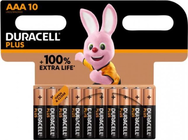 DURACELL Batterie Plus NEW -AAA (MN2400/LR03) Micro 10St.