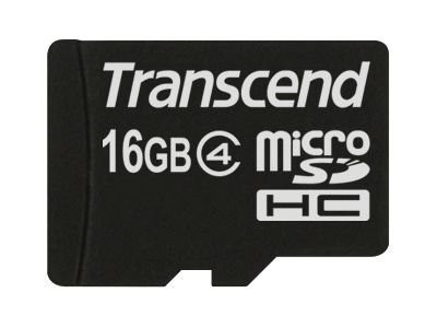 TRANSCEND SDHC CARD MICRO 16GB CLASS 4