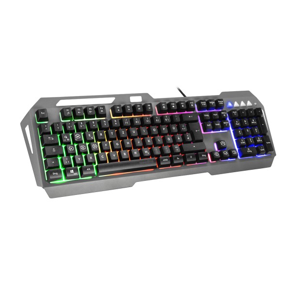 SPEED-LINK Gaming Tastatur LUNERA, Metal Rainbow, schwarz retail