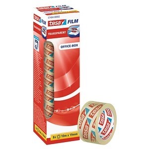 TESA film Office Box Rolle 10m 19mm transparent 8St.