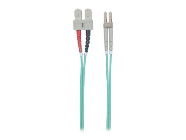 INTELLINET - Patch-Kabel - LC Multi-Mode (M) - SC multi-mode (M) - 2 m - Glasfaser - 50/125 Mikromet