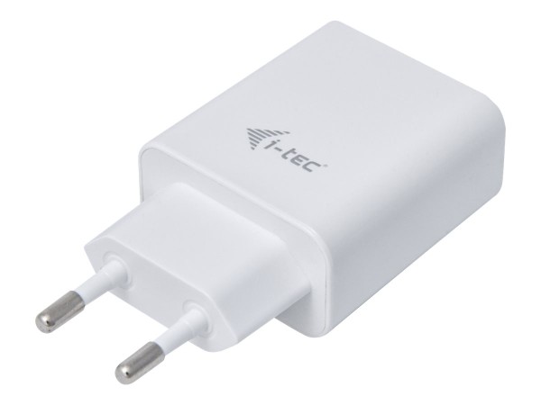 I-TEC USB Power 2 Port Netzladegerät 2,4A weiß 110-240V CHARGER2A4W