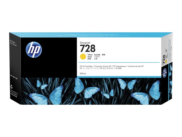HP 728 Gelb DesignJet Tintenpatrone