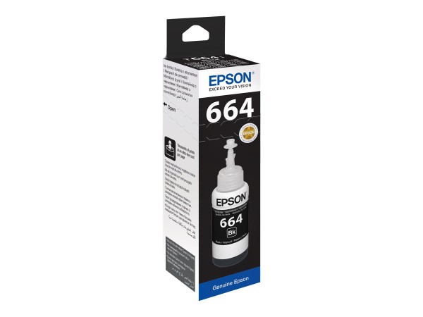 EPSON T6641 Schwarz Nachfülltinte