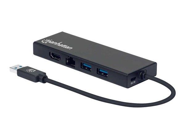 MANHATTAN USB3.2 Gen1 USB-A auf Dual-Monitor Multi-Adapter