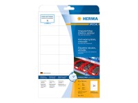 HERMA Folien-Etiketten SPECIAL, 66 x 33,8 mm, ablösbar matt, strapazierfähig, wetterfest, wiederablö