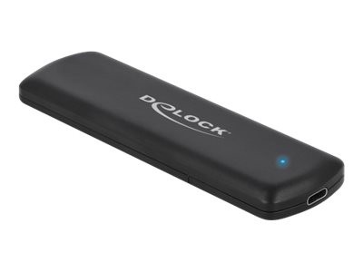 DELOCK External USB Type-C Combo Enclosure for M.2 NVMe PCIe or SATA SSD - Speichergehäuse - M.2 - M