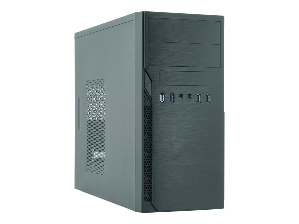 CHIEFTEC Elox Series HO-12B - Tower - micro ATX 350 Watt (ATX) - Schwarz