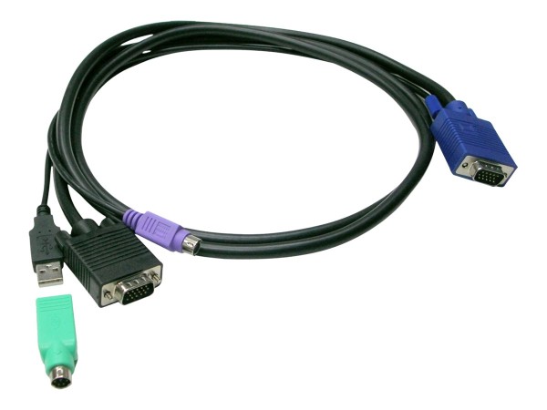 LEVELONE KVM Kabel ACC-3202 USB+PS/2 3,00m