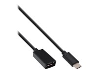 INLINE ® USB 3.1 Adapterkabel, Typ C Stecker an A Buchse, 0,15m