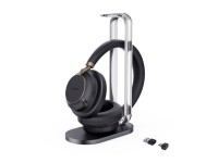 YEALINK Bluetooth Headset BH76 Plus with Charging Stand UC Black USB-C/A