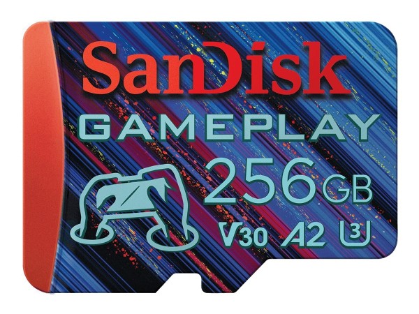 SANDISK GamePlay 256 GB microSDXC UHS-I-Speicherkarte bis 190 MB/s