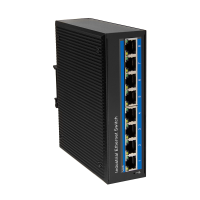 LOGILINK Industrial Fast Ethernet PoE Switch, 8-Port 10/100 Mbps