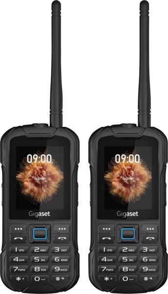 GIGASET GLX 8 Active Duo schwarz - Mobiltelefon - 2.500 mAh