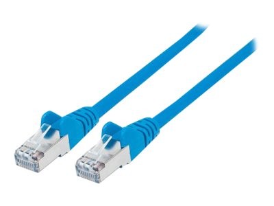 INTELLINET Netzwerkkabel Cat6 S/FTP CU LS0H 20m Blau RJ-45 Stecker / RJ-45 Stecker Vergoldete Kontak