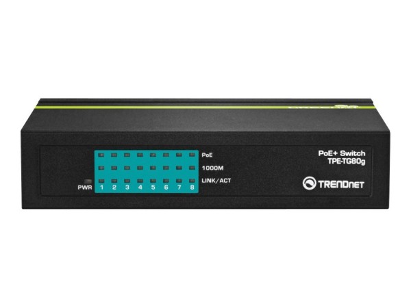 TRENDNET 8-PORT GREENNET GIGABIT POE