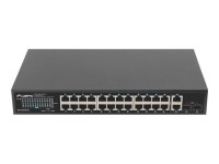 LANBERG Switch 24X 1GB DSP+/2X GB 2X SFP Rack 19