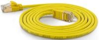 WANTEC Patchkabel CAT7 extradünn (Stecker CAT6A) SSTP gelb 2,0m