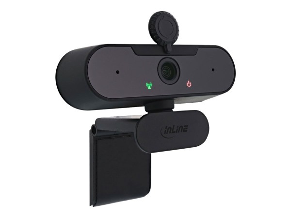 INLINE Webcam FullHD 1920x1080/30Hz mit Autofokus, USB-A Anschlusskabel