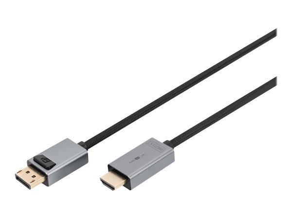 DIGITUS DisplayPort Adapterkabel, DP - HDMI Typ A 1,8m