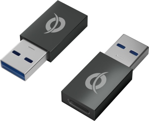 CONCEPTRONIC DONN Adapter für USB-A zu USB-C 2er Pack (DONN10G)