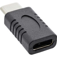 INTOS ELECTRONIC INLINE - USB-Adapter - USB-C (M) bis USB-C (W) - USB 3.2 Gen 2 - 3 A - unterstützt