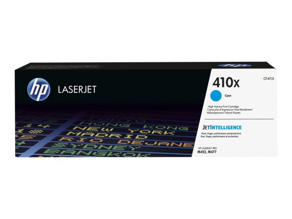 HP 410X Cyan LaserJet Tonerpatrone (CF411X)