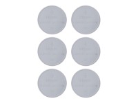 INTOS ELECTRONIC InLine® 6-pack button cell, 3V Lithium, CR2025