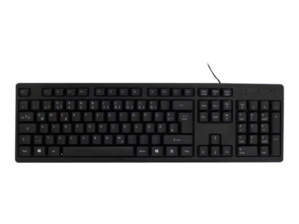 INTERTECH Inter-Tech Tas KB-118 Tastatur QWERTZ, schwarz