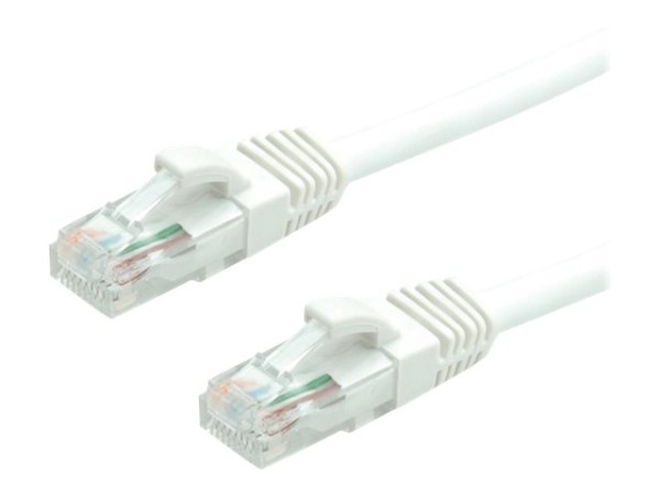 VALUE - Patch-Kabel - RJ-45 (M) - RJ-45 (M) - 7 m - UTP - CAT 6a - gepresst, glatt - weiß, RAL 9003