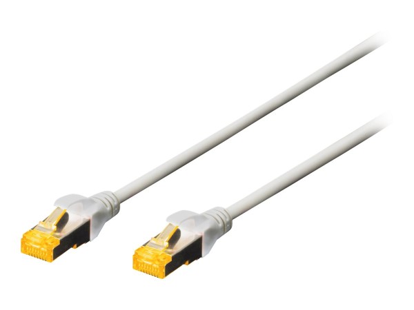 DIGITUS Professional - Patch-Kabel - RJ-45 (M) - RJ-45 (M) - 15 m - SFTP, PiMF - CAT 6a - glatt, hal