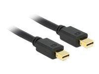 DELOCK Kabel mini DisplayPort St / St 3,0m schwarz