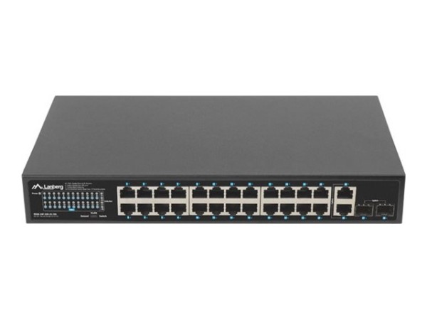 LANBERG Switch 24X 1GB DSP+/2X GB 2X SFP Rack 19" 250W
