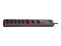BRENNENSTUHL Secure-Tec 8-fach anthrazit 3m 1xMaster 5xSlave 2xPermanent