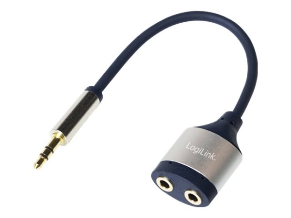 LOGILINK Audio adapterCouples,3,5mm stereo splitter-retail