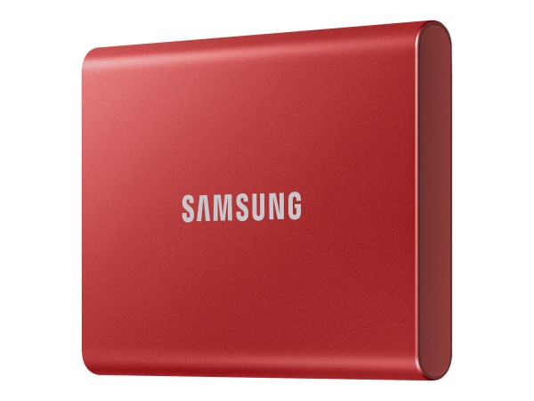 SAMSUNG SSD PORTABLE T7 1TB metallic red