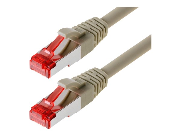 HERWECK helos Patchkabel S/FTP (PIMF) CAT 6 grau 3m