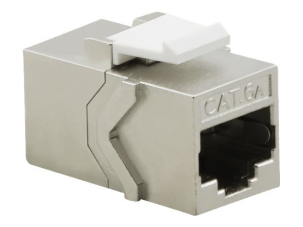HELOS Keystone-Modul Cat 6A, STP RJ45, 500 MHz, geschirmt, werkzeuglos