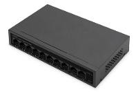 DIGITUS 8+2PORT GE POE SWITCH+2PORT GE