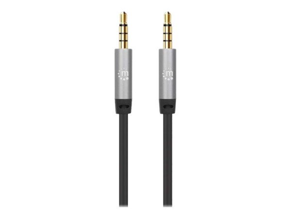 IC INTRACOM MANHATTAN Audiokabel Aux 2x 3,5mm Klinke Stecker 1m