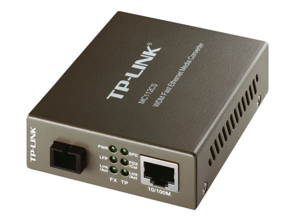 TP-LINK 10/100 Mbps RJ45 to 100 Mbps Single-mode SC WDM Bi-Directional Fiber Converter