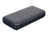 GEMBIRD Powerbank 20.000 mAh USB schwarz