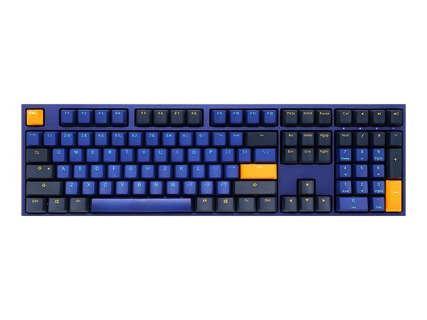 DUCKYCHANNEL ONE 2 Skyline PBT Gaming Tastatur, MX-Brown - Grau