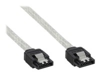 INLINE SATA 6Gb/s Kabel rund, InLine®, mit Lasche, 0,75m