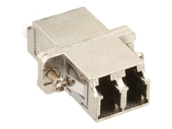 INLINE LWL Metall-Kupplung Duplex LC/LC multimode Keramik-Huelse zum Einbau